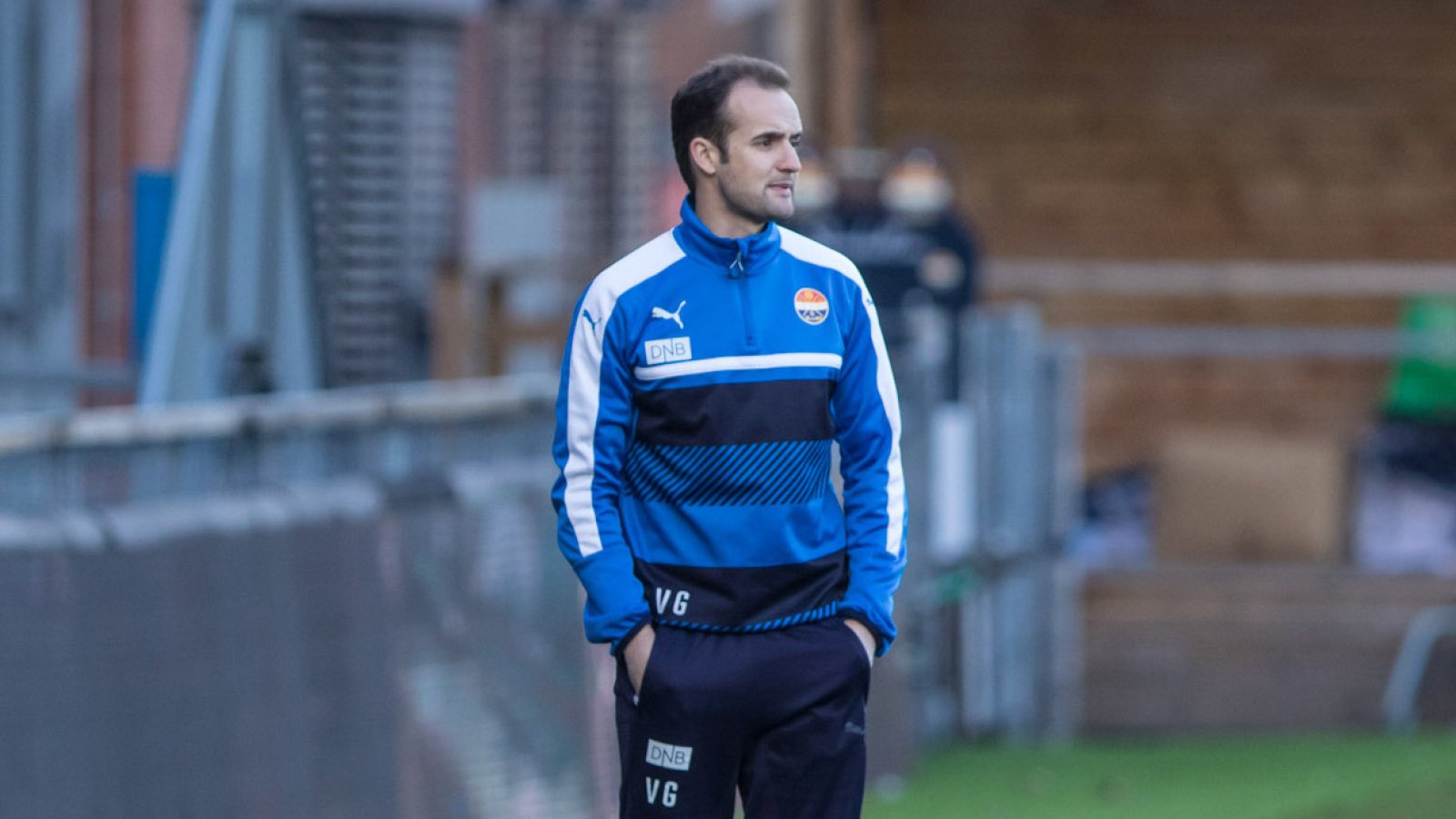 Team SIF - Moss FK 2-5, 18. april 2017: Hovedtrener Vitor Gazimba