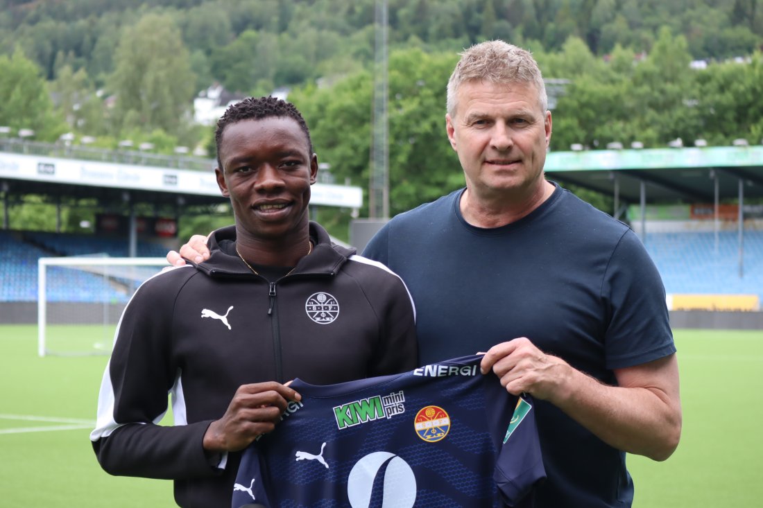 Alie Conteh og Jostein Flo