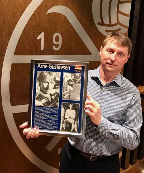 Arne Gustavsen ble hedret tidligere i år.