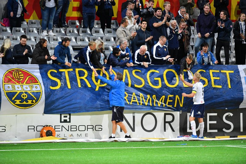 BP og Jakob takker fansen for støtten etter kampen.