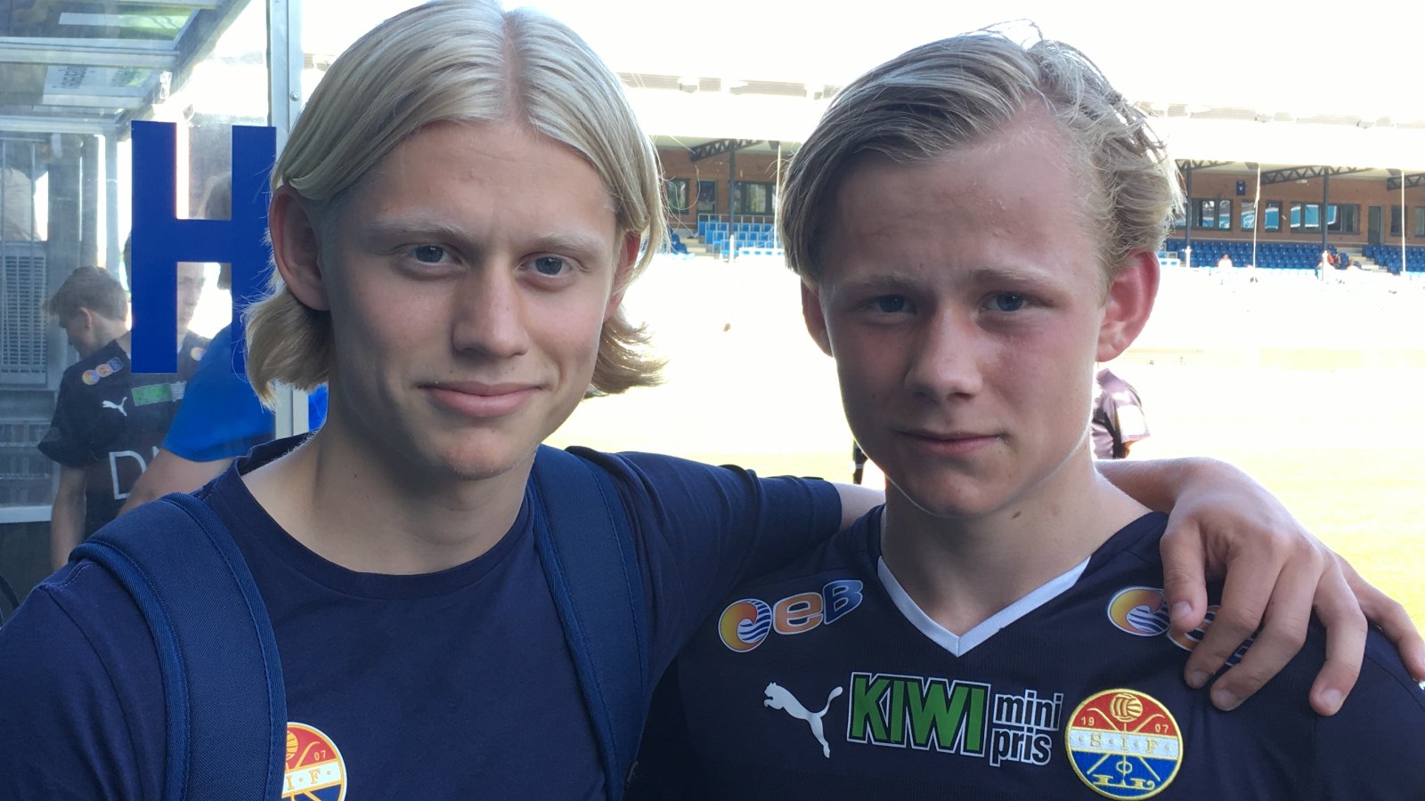 Mathias Fjeld Gulliksen (t.v.) og Tobias Fjeld Gulliksen (t.h.)