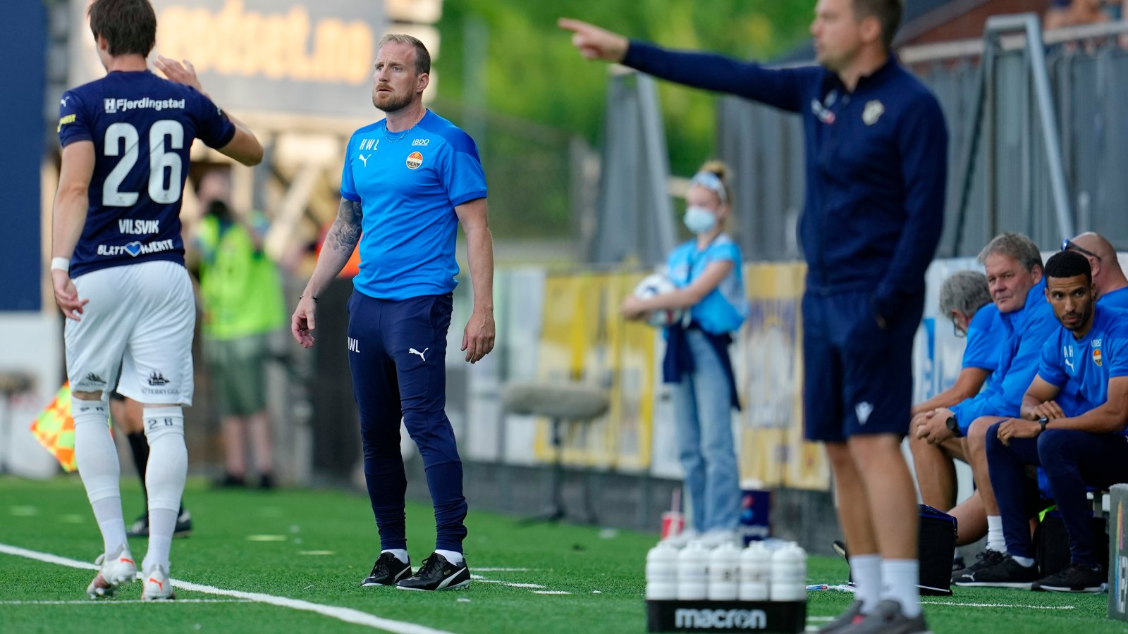 Før kampen SIF Stabæk / Strømsgodset