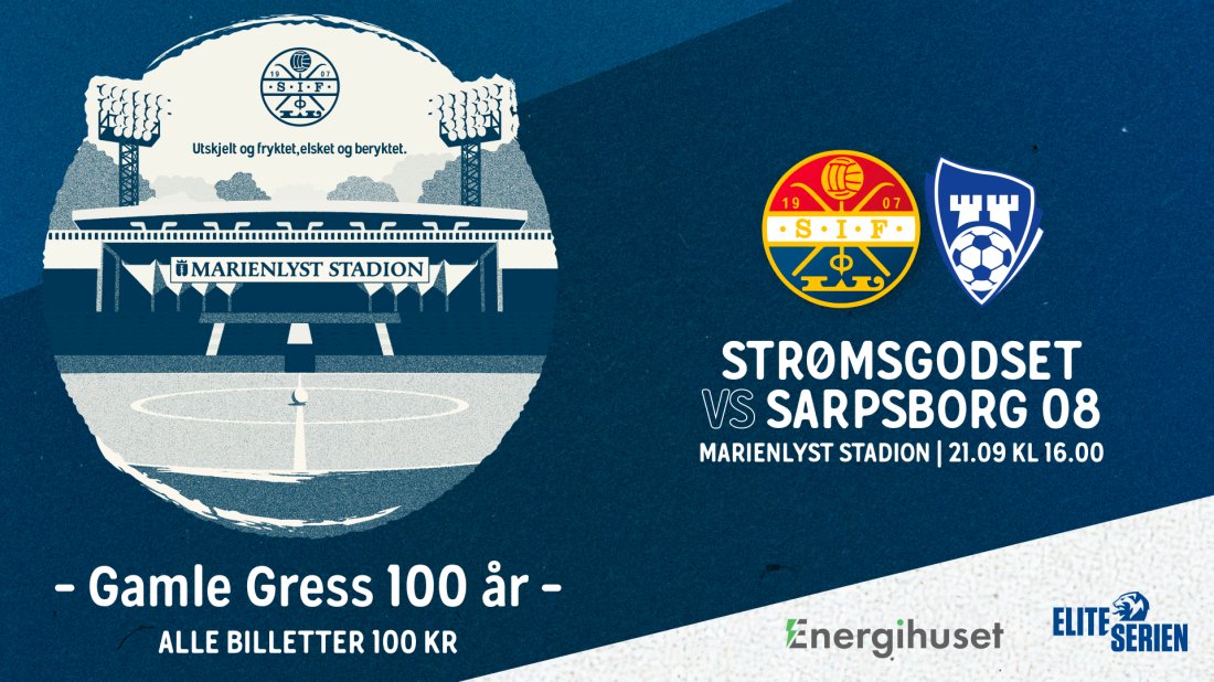 Kampannonse Strømsgodset - Sarpsborg 08