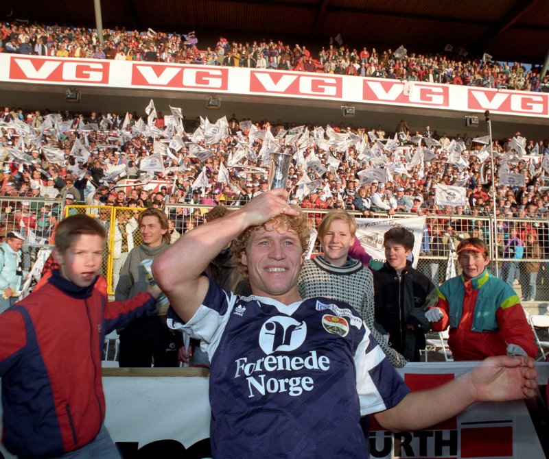 Odd Johnsen er en ekte klubblegende. Her fra cupfinalen i 1991.
