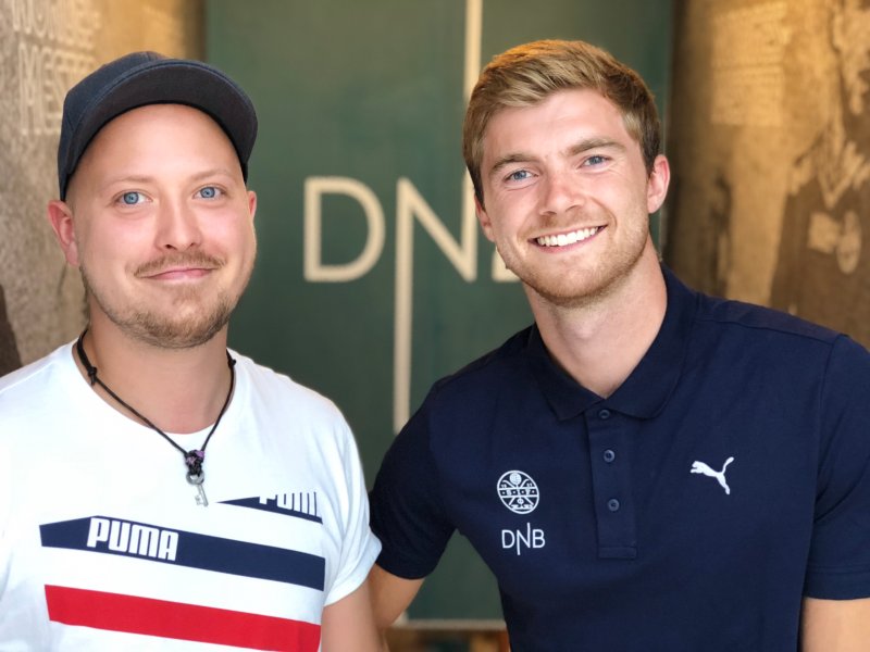 Lasse Ulriksen (t.v.) og Benjamin Diseth