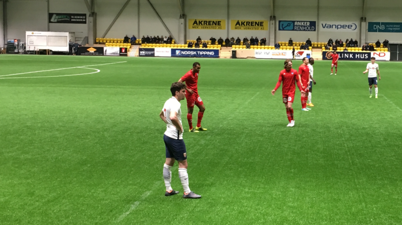 Hasan Hüseyin Duman i aksjon for Norge G19 mot Kongsvinger.