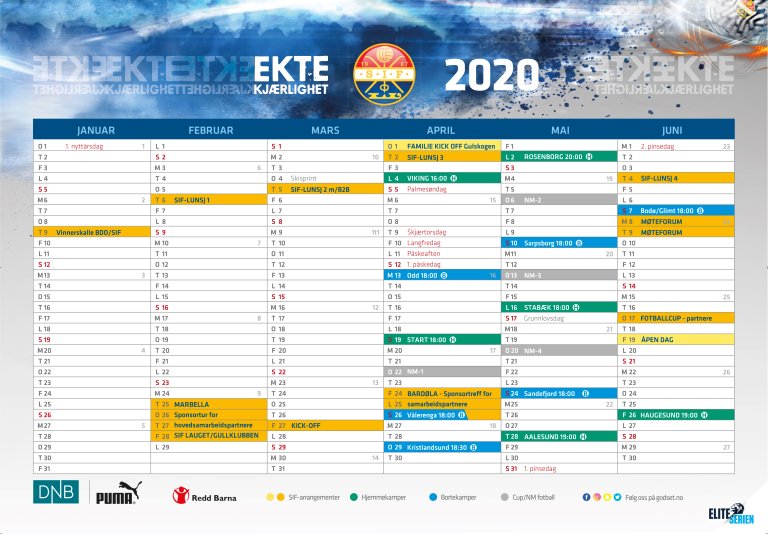 Kalender 2020 del 1